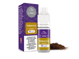 Cirro E-Liquid  Tobacco 10ml x 4 bottles - 50-50 pg-vg 12mg