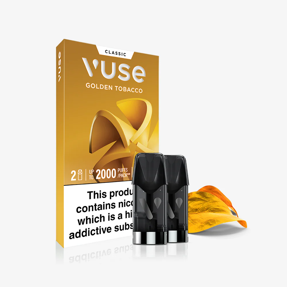 Vuse Pro Pods vPro- Nicotine Salts Golden Tobacco 20mg